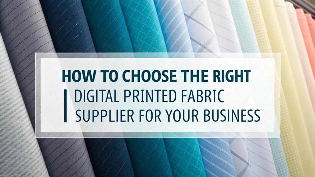 How to Choose the Right Digital Printed Fabric Supplier for Your Business