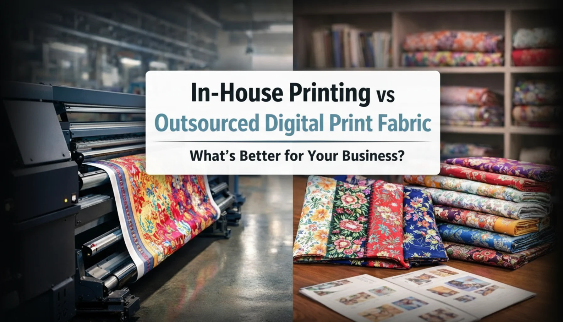 In-House Printing vs Outsourced Digital Print Fabric: What’s Better for Your Business?
