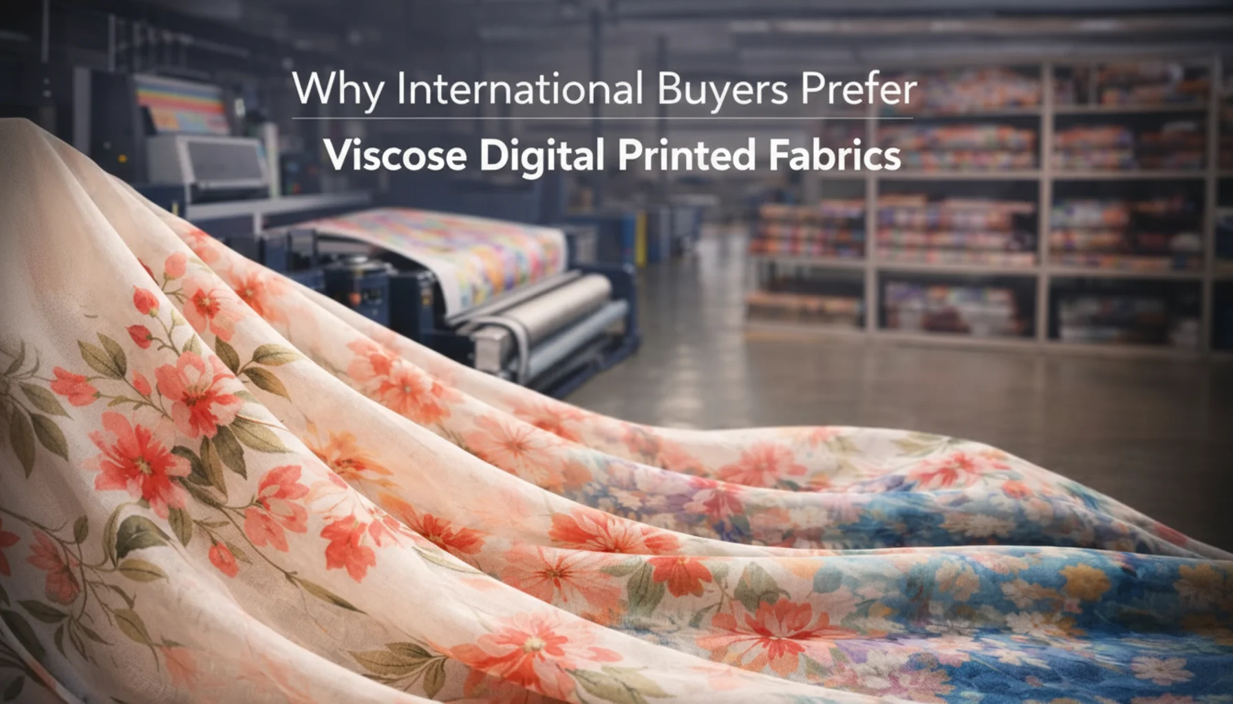 Why International Buyers Prefer Viscose Digital Printed Fabrics