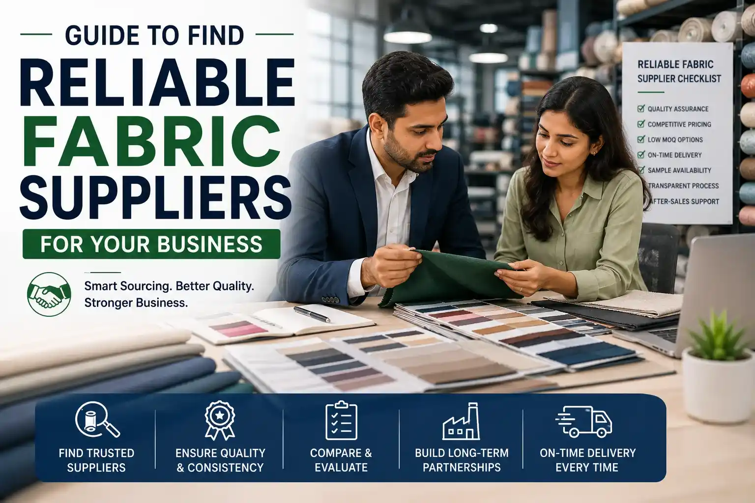 Guide to Find Reliable Fabric Suppliers for Your Business